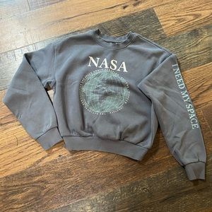 Women’s Cropped NASA Crewneck